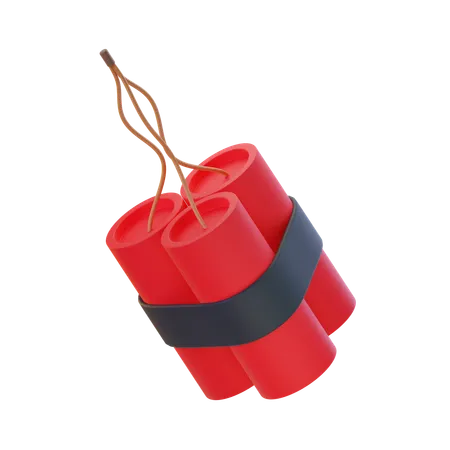 Dynamite minière  3D Icon