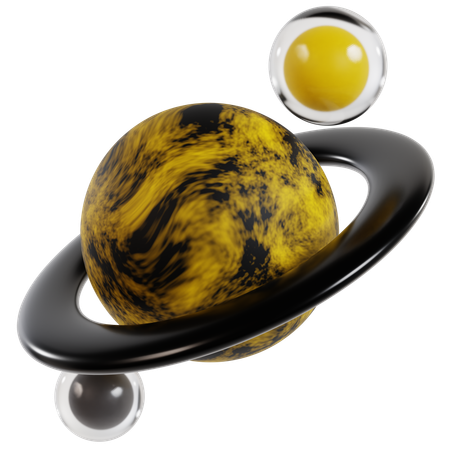 Exploração Cósmica do Metaverso  3D Icon