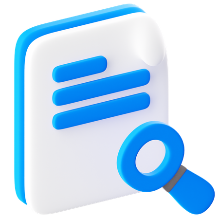 Exploração de dados  3D Icon