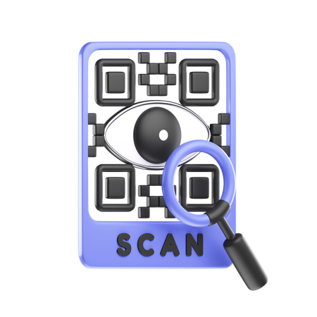 Exploración del iris  3D Icon