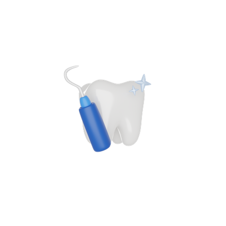 Explorador de dientes  3D Icon