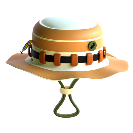 Explorer's Sun Hat 3D Model  3D Icon