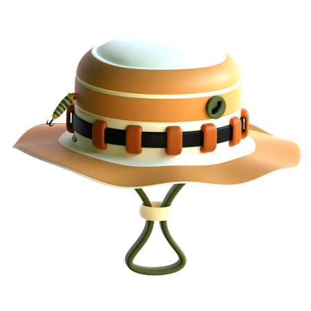 Explorer's Sun Hat 3D Model  3D Icon