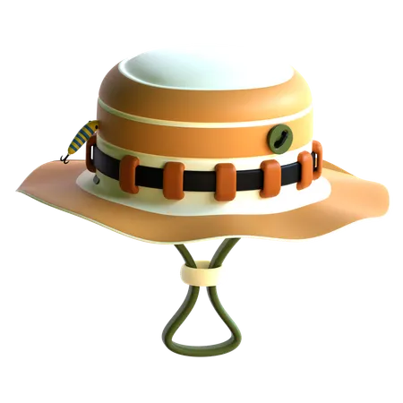 Explorer's Sun Hat 3D Model  3D Icon