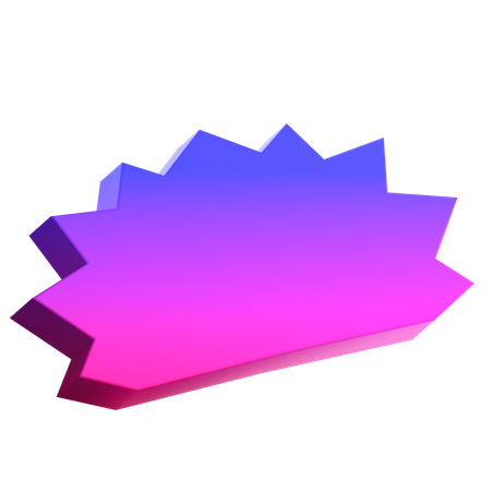 Explosión abstracta  3D Icon