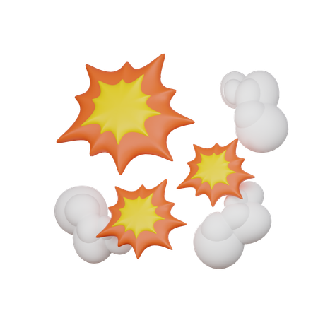 Explosionseffekt  3D Icon