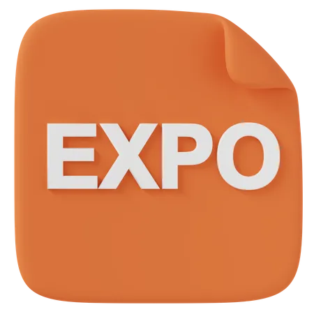 Expo  3D Icon