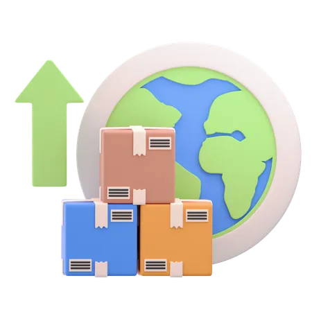 Export  3D Icon