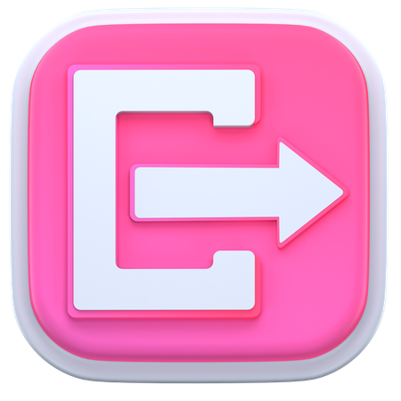 Export  3D Icon