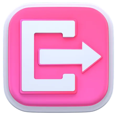 Export  3D Icon