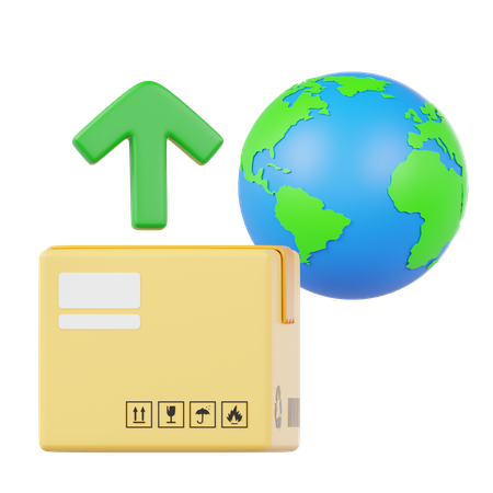 Export Delivery  3D Icon