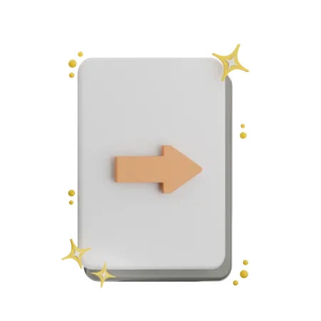 Export Document  3D Icon