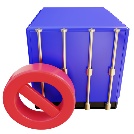 Exportação proibida  3D Icon