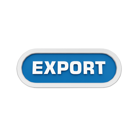 Exporter  3D Icon