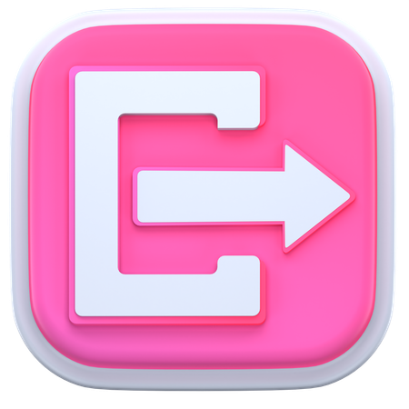 Exporter  3D Icon