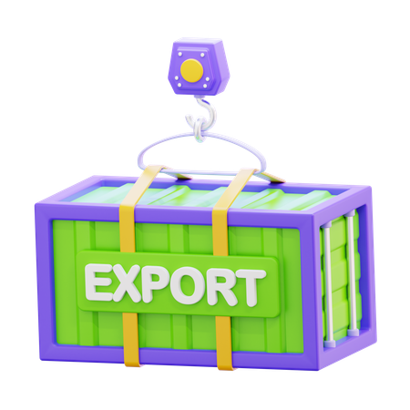 Exportgüter  3D Icon