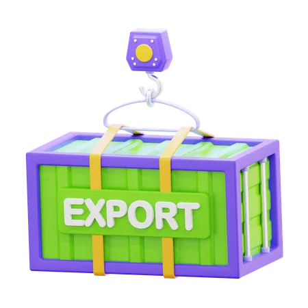 Exportgüter  3D Icon