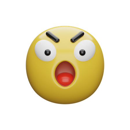 Expresión impactante  3D Emoji