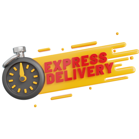 Express delivery  3D Icon