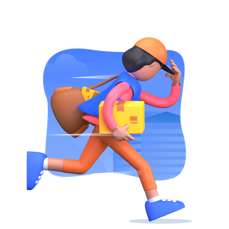 Express delivery  3D Illustration