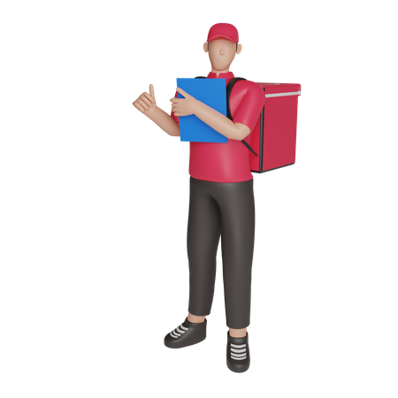 Express delivery service  3D Illustration