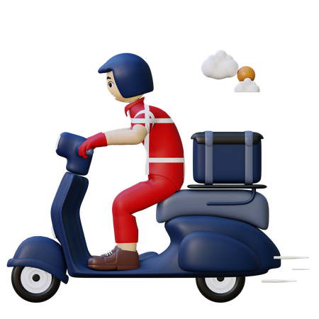 Express delivery service  3D Illustration