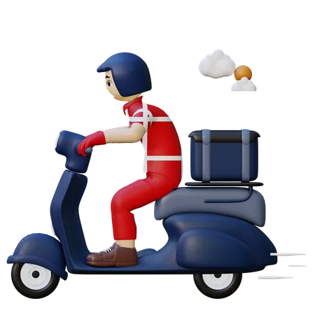 Express delivery service  3D Illustration