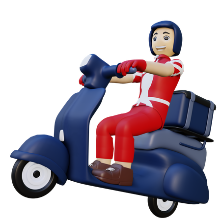 Express delivery service  3D Illustration