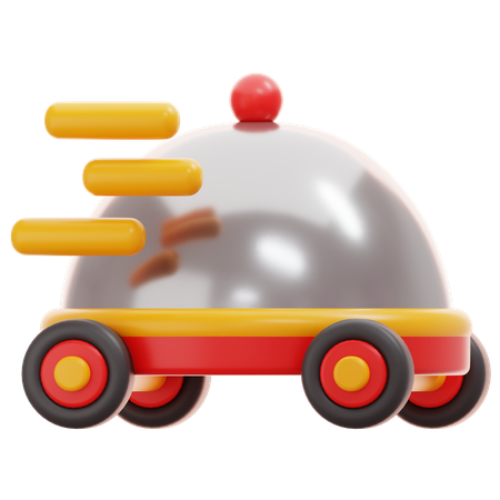 Express Food Delivery  3D Icon