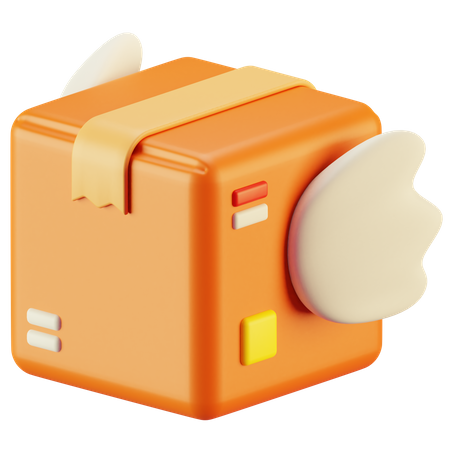 Express Package Delivery  3D Icon