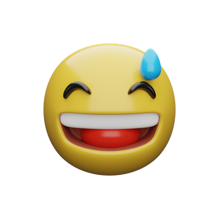 Expressão risonha  3D Emoji