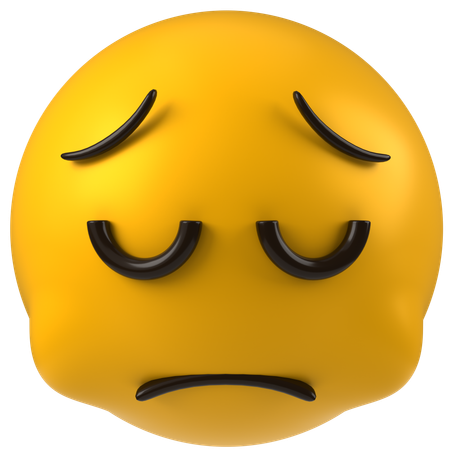 Expression triste  3D Icon