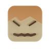 3d angry expression