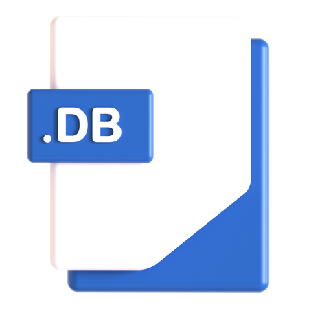 Extensão db  3D Icon