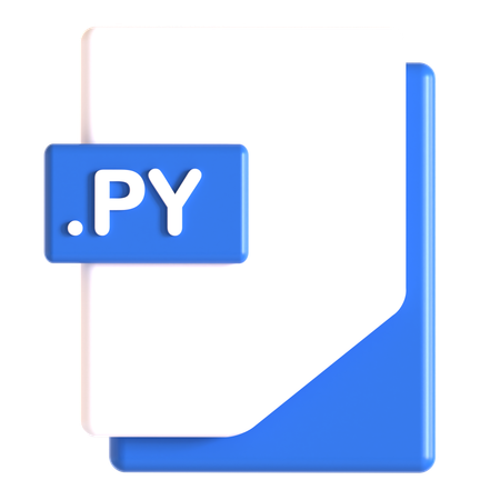 Extensão python  3D Icon