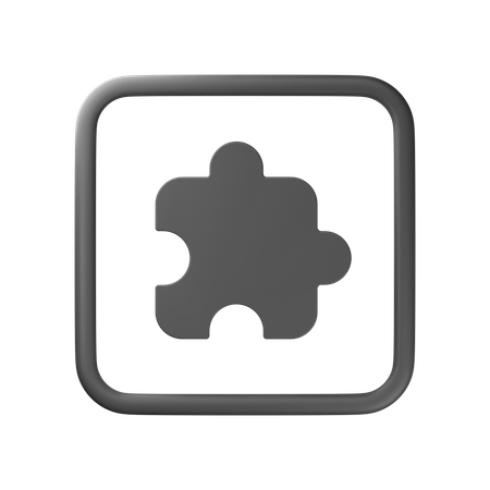 Extension  3D Icon
