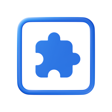 Extension  3D Icon
