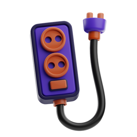 Extension Cord  3D Icon