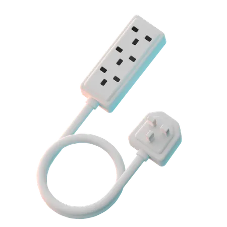 Extension cord  3D Icon