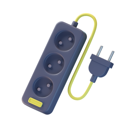 Extension Cord  3D Icon