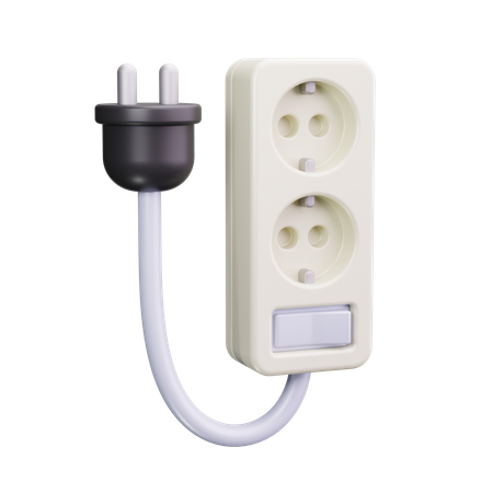 Extension Cord  3D Icon