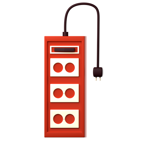 Extension Cord  3D Icon