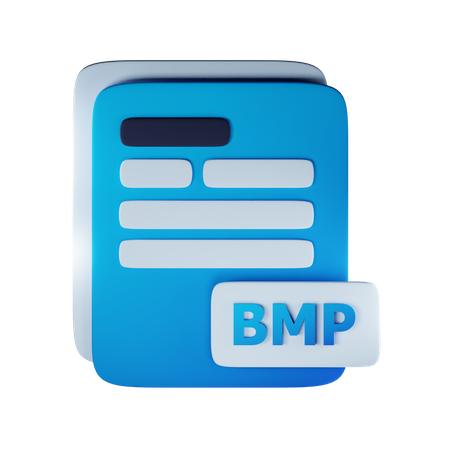 Extensión de archivo bmp  3D Icon