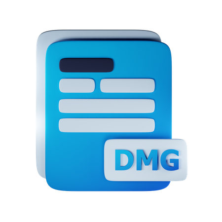 Extension de fichier DMG  3D Icon