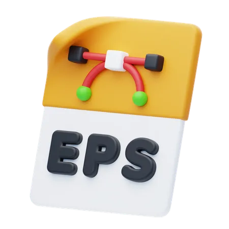 Extensión eps  3D Icon