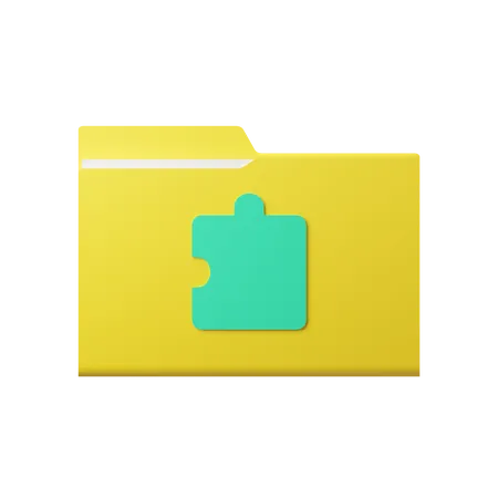Extension Folder 3D Icon