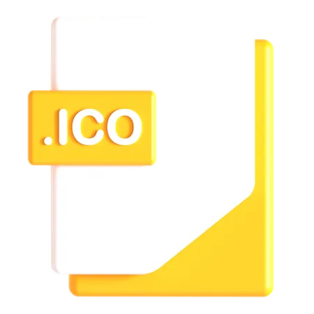 Extension ico  3D Icon