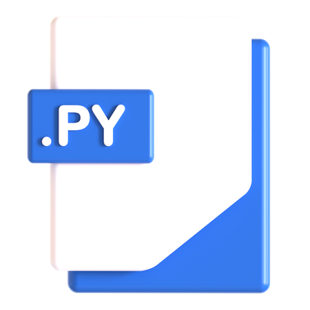 Extension python  3D Icon