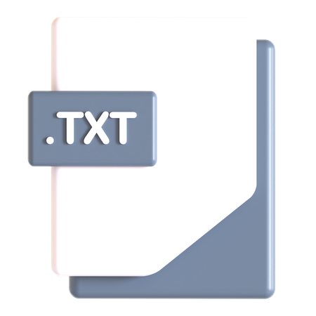 Extensión de texto  3D Icon