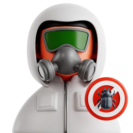 Exterminador  3D Icon